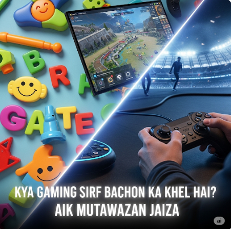 Kya Gaming Sirf Bachon Ka Khel Hai? Aik Mutawazan Jaiza
